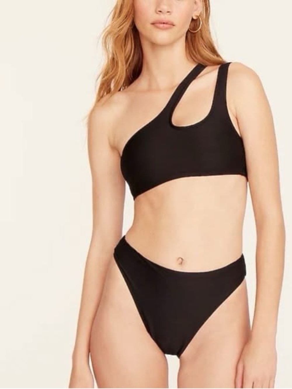 J. Crew ribbed double-strap bikini set